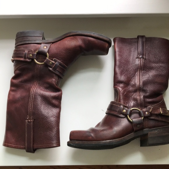 frye oxblood boots